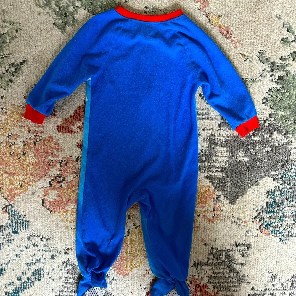 Marvel Spider-Man 2T Boy Cozy One-Piece Zip Footie Pajamas Sleep & Play - Picture 3 of 5
